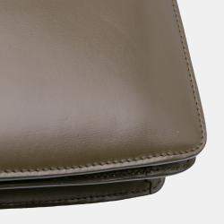 Pre Owned Celine Brown Small Calfskin Classic Box