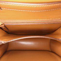 Pre Owned Celine Brown Small Calfskin Classic Box