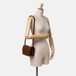 Pre Owned Celine Brown Small Calfskin Classic Box