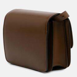 Pre Owned Celine Brown Small Calfskin Classic Box