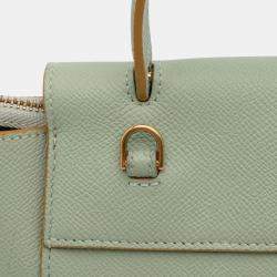 Pre Owned Celine Green Nano Grained Calfskin Belt Bag