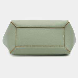 Pre Owned Celine Green Nano Grained Calfskin Belt Bag