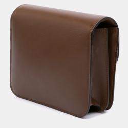 Pre Owned Celine Brown Teen Calfskin Classic Box