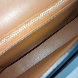 Pre Owned Celine Brown Coated Canvas Triumph Chain Shoulder Bag