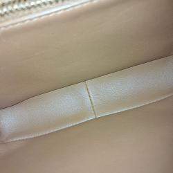 Pre Owned Celine Black Brown PVC Triumph Bag Tin
