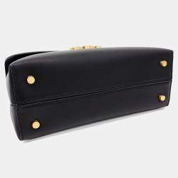 Pre Owned Celine Black Leather Nino Bag Medium