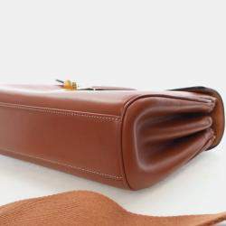 Pre Owned Celine 16 Teen Smooth Calfskin Crossbody Bag