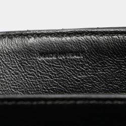 Pre Owned Celine Black Medium Quilted Calfskin C Crossbody