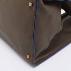 Pre Owned Celine Etoupe Leather Large Phantom Luggage Tote