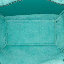 Pre Owned Celine Green Micro Grained Calfskin Belt Bag