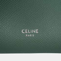 Pre Owned Celine Green Nano Grained Calfskin Belt Bag