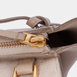 Pre Owned Celine Brown Pico Grained Calfskin Belt Bag