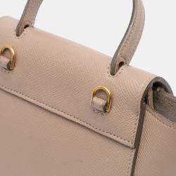 Pre Owned Celine Brown Pico Grained Calfskin Belt Bag