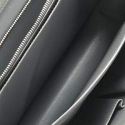 Pre Owned Celine Grey Leather Medium Classic Box Shoulder Bag