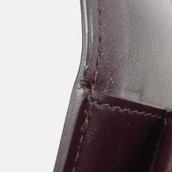 Pre Owned Celine Classic Triomphe Brown Leather Handbag