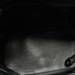 Pre Owned Celine Tricolor Nubuck and Leather Mini Luggage Tote