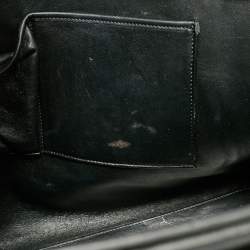 Pre Owned Celine Tricolor Nubuck and Leather Mini Luggage Tote