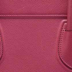 Pre Owned Celine Fuchsia Leather Medium Phantom Luggage Tote