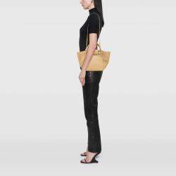 Pre Owned Celine Brown Small Leather Big Bag