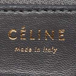 Pre Owned Celine Grey Python Medium Classic Box Shoulder Bag