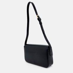 Pre Owned Celine Black Leather Triumph shoulder bag