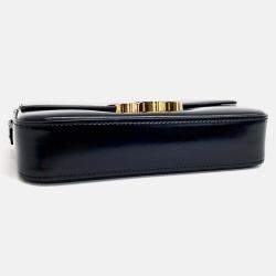 Pre Owned Celine Black Leather Triumph shoulder bag