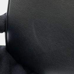 Pre Owned Celine 16 Seise Small Black Calf Leather Handbag