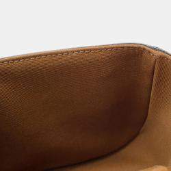 Pre Owned Celine Triomphe Folco Medium Brown Pvc Leather Shoulder Bag