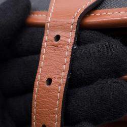 Pre Owned Celine Triomphe Folco Medium Brown Pvc Leather Shoulder Bag