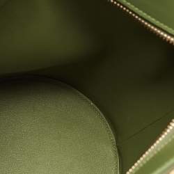 Pre Owned Celine Green Leather Crecy Bucket Bag