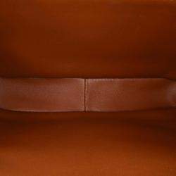 Pre Owned Celine Brown Classique Triomphe Coated Canvas and Calfskin Triomphe Crossbody
