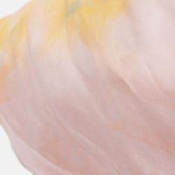 Pre Owned Celine Pink Silk Scarf Bag