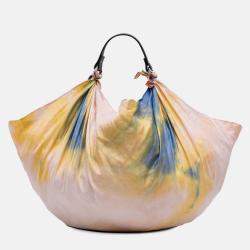 Pre Owned Celine Pink Silk Scarf Bag