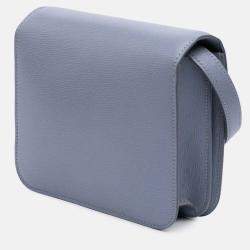 Pre Owned Celine Blue Teen Liege Calfskin Classic Box