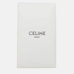 Pre Owned Celine Triomphe Classique Canvas Leather Crossbody Bag