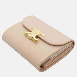 Pre Owned Celine Small Flap Wallet Triomphe Wallet