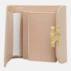 Pre Owned Celine Small Flap Wallet Triomphe Wallet