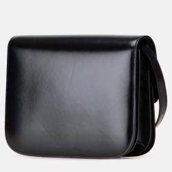 Pre Owned Celine Black Medium Calfskin Classic Box