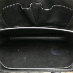 Pre Owned Celine Black Medium Calfskin Classic Box