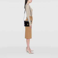 Pre Owned Celine Black Medium Calfskin Classic Box