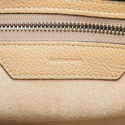 Pre Owned Celine Brown Micro Drummed Calfskin Luggage Tote