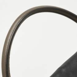 Pre Owned Celine Multicolor Leather and Suede Medium Trapeze Top Handle Bag