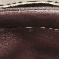 Pre Owned Celine Multicolor Leather and Suede Medium Trapeze Top Handle Bag