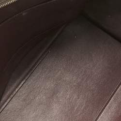 Pre Owned Celine Multicolor Leather and Suede Medium Trapeze Top Handle Bag