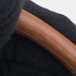 Pre Owned Celine Triomphe Tan PVC Leather Mini 2-Way Bowling Bag