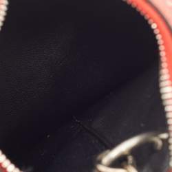 Pre Owned Celine Orange Leather Triangle Coin Purse