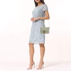 Pre Owned حقيبة كتف سيلين تريونف تين جلد أخضر فستقي