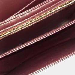 Pre Owned Celine Burgundy Leather Celine Triumph Bag Medium