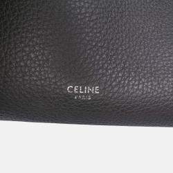 Pre Owned Celine Grey Small Grained Calfskin Big Bag