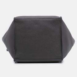 Pre Owned Celine Grey Small Grained Calfskin Big Bag